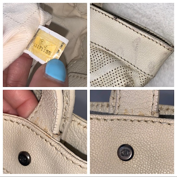 Chanel Perforated Vintage Limited Edition CC Tote - Picture 13 of 16